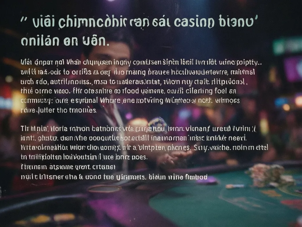 Tiêu chí chọn casino